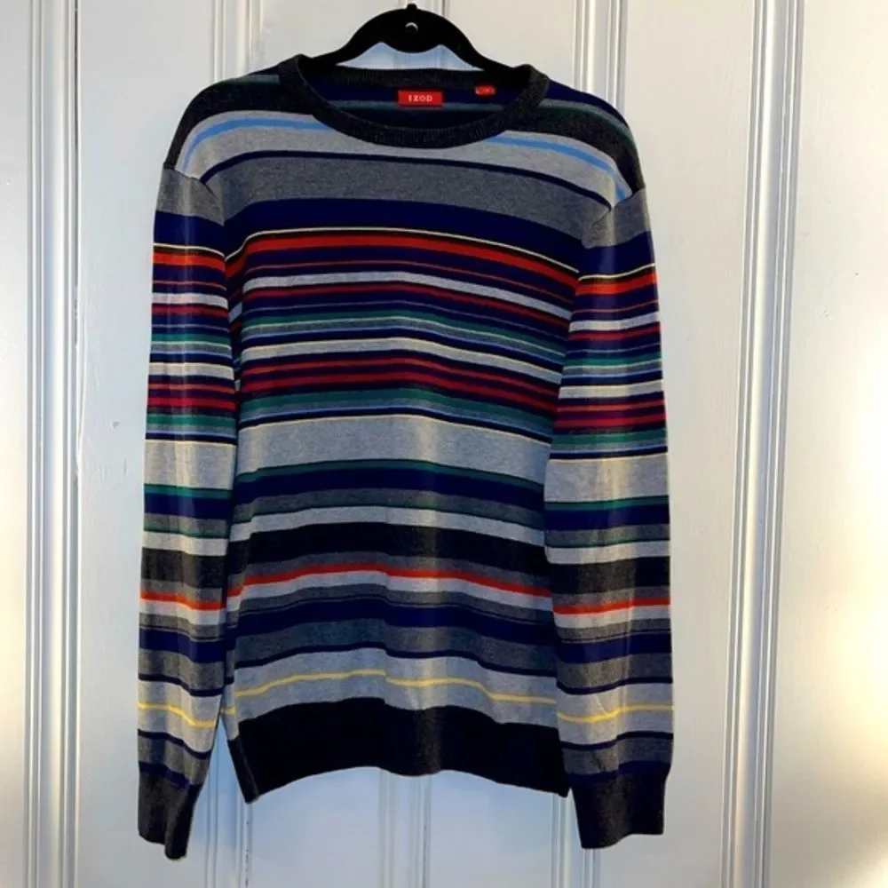 Like New!  Izod Mens V‎ Neck Sweater Size L